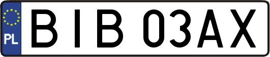 BIB03AX