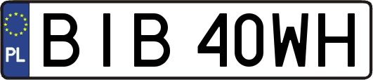 BIB40WH