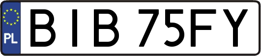 BIB75FY