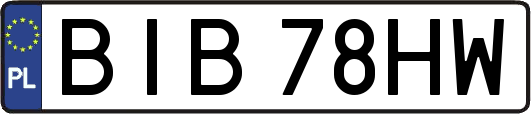BIB78HW