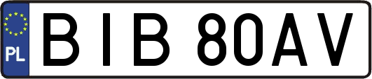 BIB80AV