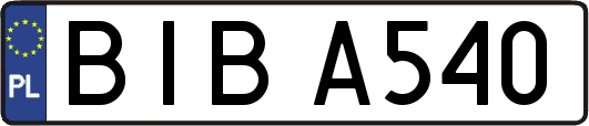 BIBA540