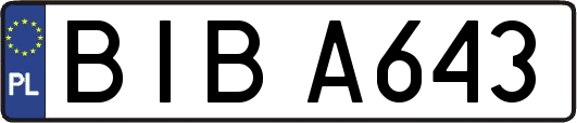 BIBA643