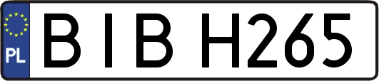 BIBH265