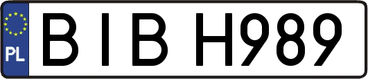 BIBH989
