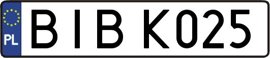 BIBK025
