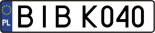 BIBK040