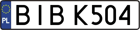 BIBK504