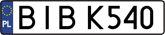 BIBK540