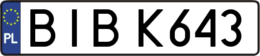 BIBK643