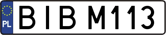 BIBM113