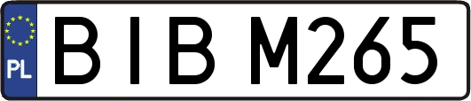 BIBM265