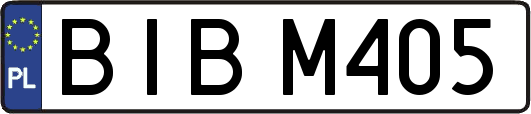 BIBM405