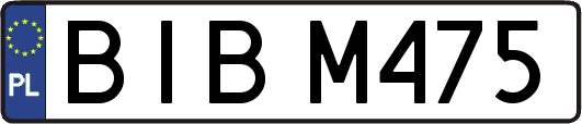 BIBM475