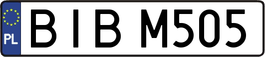 BIBM505