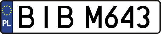 BIBM643