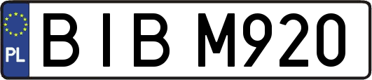 BIBM920
