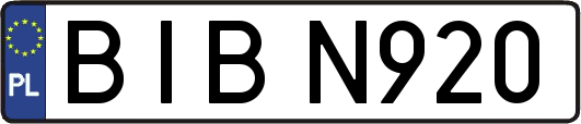 BIBN920