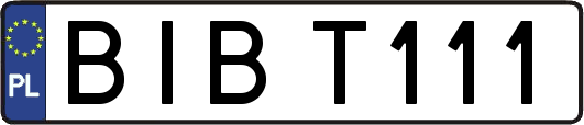BIBT111