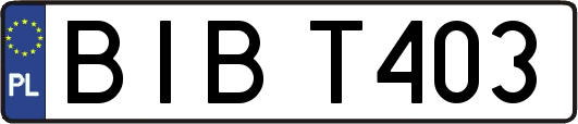 BIBT403