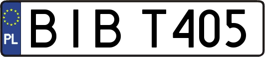 BIBT405