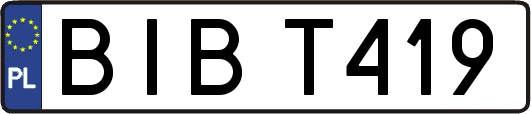 BIBT419