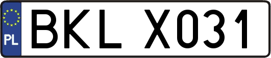 BKLX031