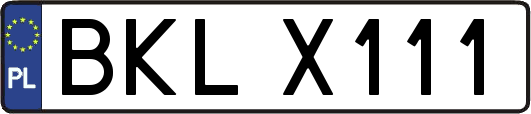 BKLX111