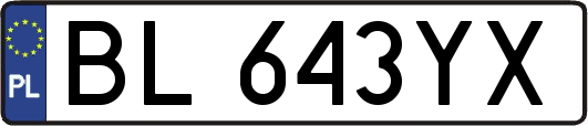 BL643YX