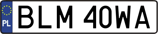 BLM40WA