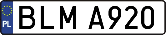 BLMA920