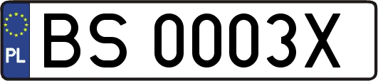 BS0003X