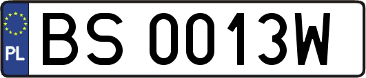 BS0013W