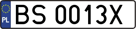 BS0013X