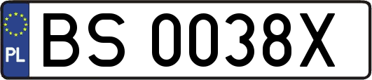 BS0038X