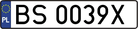 BS0039X