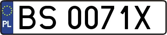 BS0071X