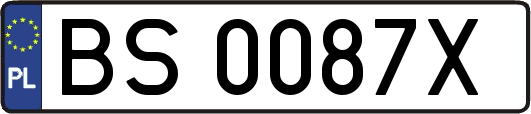 BS0087X