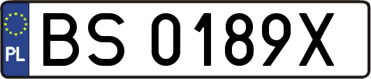 BS0189X
