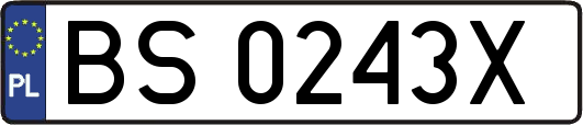 BS0243X