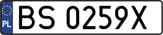 BS0259X
