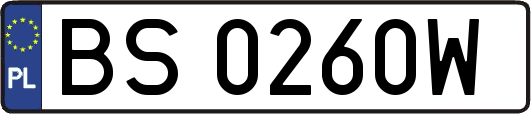 BS0260W