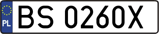 BS0260X