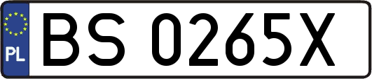 BS0265X