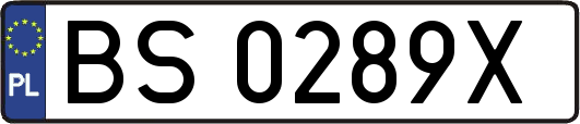 BS0289X
