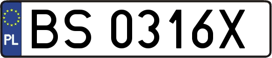 BS0316X
