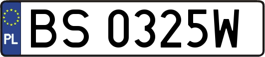 BS0325W