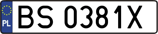 BS0381X