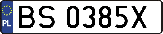 BS0385X