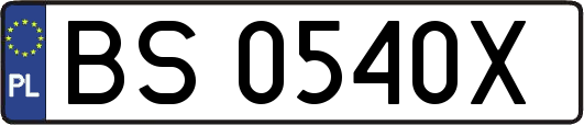 BS0540X
